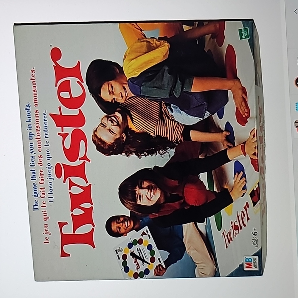 Vintage 1998 Twister Game by Milton Bradley Hasbro Ages 6+